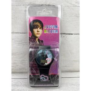 SALE Justin Bieber LCD Display Watch Accutime Kids Collectible Watch Fan Gear